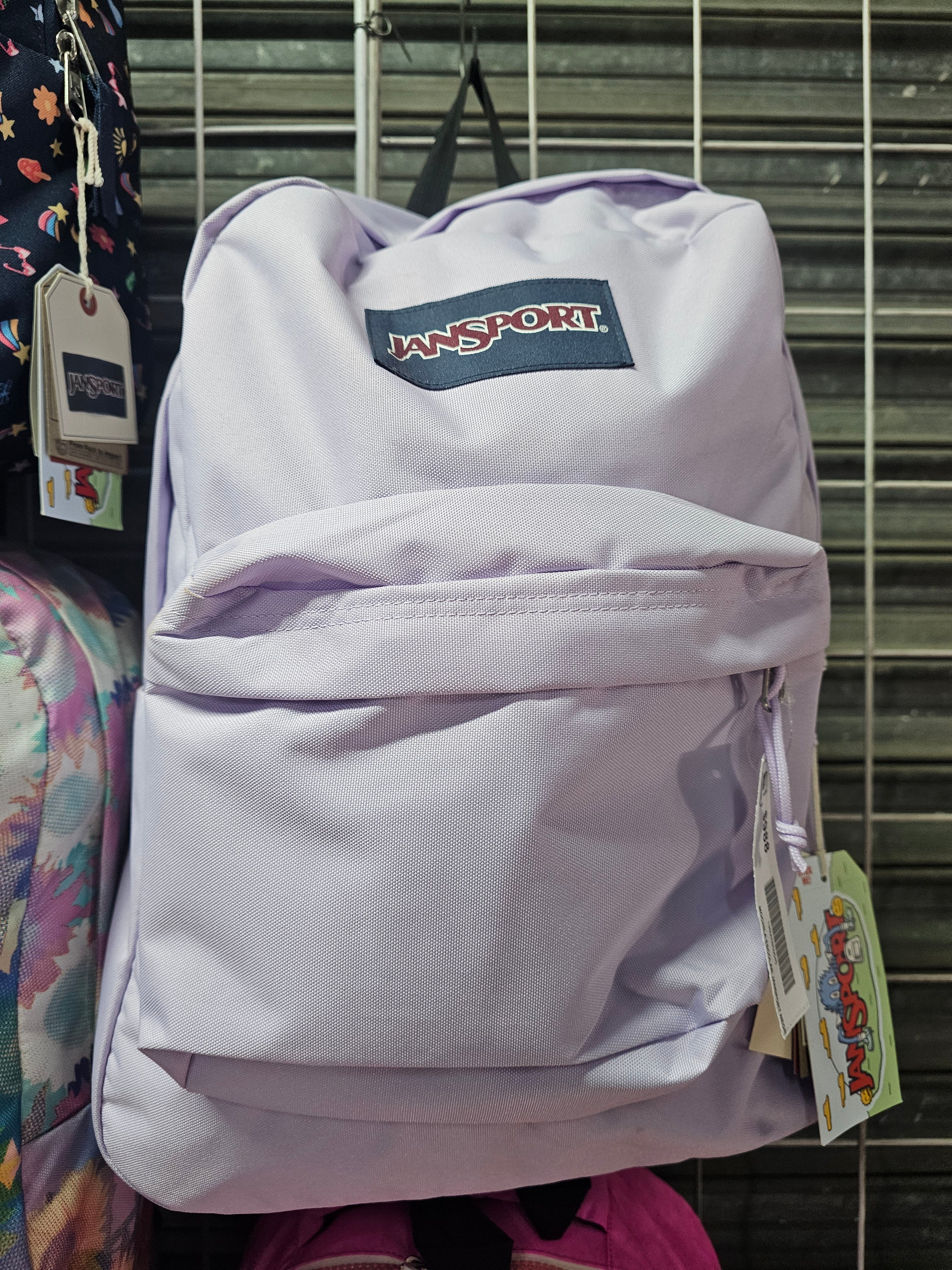 MOCHILA ESCOLAR JANSPORT NEGRO JS00T5015M9 LILA