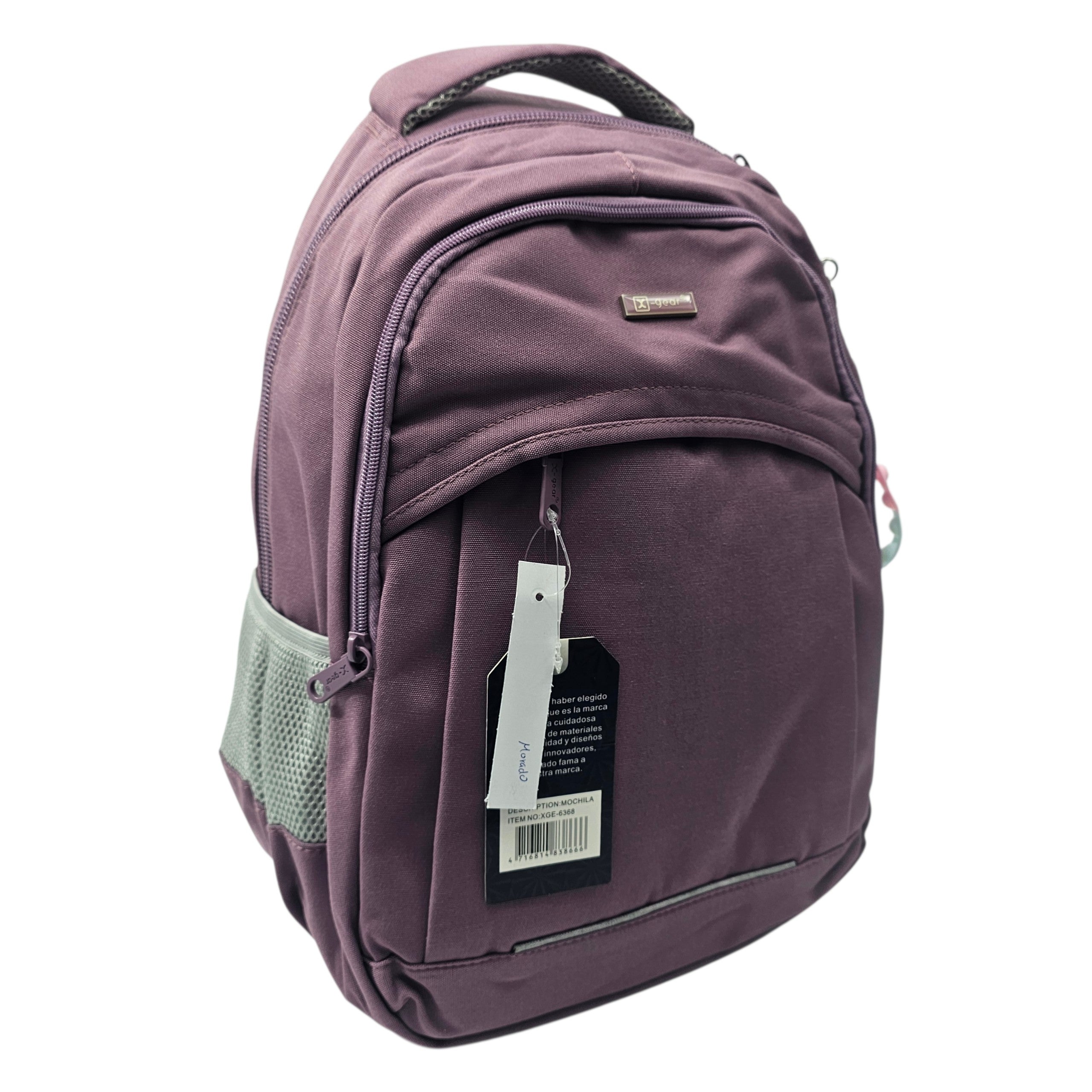 MOCHILA ESCOLAR XGEAR XGE6368 V COLORES